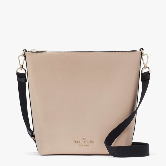 ♠️kate spade Chelsea Large Duffle Crossbody Warm Beige Multi NWT